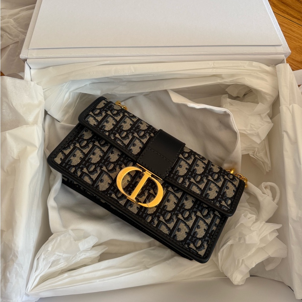 Dior Oblique Jacquard - Montaigne Chain Bag
Blue